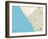 Political Map of Oceanside, CA-null-Framed Art Print