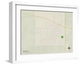 Political Map of Odebolt, IA-null-Framed Art Print