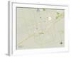 Political Map of Odessa, TX-null-Framed Art Print