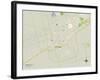 Political Map of Odessa, TX-null-Framed Art Print