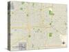 Political Map of Oklahoma City, OK-null-Stretched Canvas