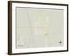 Political Map of Olathe, CO-null-Framed Art Print