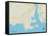 Political Map of Old Saybrook, CT-null-Framed Stretched Canvas