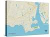 Political Map of Old Saybrook, CT-null-Stretched Canvas