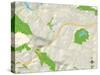 Political Map of Orinda, CA-null-Stretched Canvas