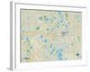 Political Map of Orlando, FL-null-Framed Art Print