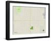 Political Map of Osage, IA-null-Framed Art Print