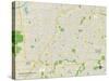 Political Map of Overland Park, KS-null-Stretched Canvas