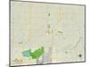 Political Map of Owasso, OK-null-Mounted Art Print