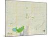 Political Map of Owasso, OK-null-Mounted Art Print