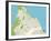 Political Map of Pacific Grove, CA-null-Framed Art Print