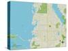 Political Map of Palm Harbor, FL-null-Stretched Canvas