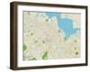 Political Map of Palo Alto, CA-null-Framed Art Print