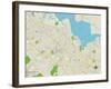 Political Map of Palo Alto, CA-null-Framed Art Print