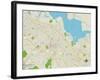 Political Map of Palo Alto, CA-null-Framed Art Print