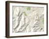 Political Map of Park City, UT-null-Framed Art Print