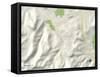 Political Map of Park City, UT-null-Framed Stretched Canvas