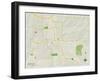 Political Map of Parker, CO-null-Framed Art Print