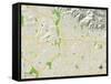 Political Map of Pasadena, CA-null-Framed Stretched Canvas