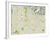 Political Map of Pasadena, CA-null-Framed Art Print