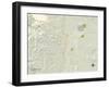 Political Map of Paso Robles, CA-null-Framed Art Print