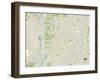 Political Map of Peoria, AZ-null-Framed Art Print