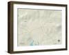 Political Map of Pickens, SC-null-Framed Art Print