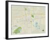 Political Map of Plant City, FL-null-Framed Art Print