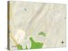 Political Map of Pleasantville, NY-null-Stretched Canvas