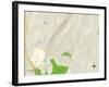 Political Map of Pleasantville, NY-null-Framed Art Print