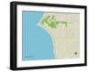 Political Map of Point Clear, AL-null-Framed Art Print