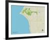 Political Map of Point Clear, AL-null-Framed Art Print
