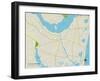 Political Map of Point Pleasant, NJ-null-Framed Art Print