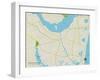 Political Map of Point Pleasant, NJ-null-Framed Art Print