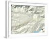 Political Map of Pollock Pines, CA-null-Framed Art Print