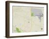 Political Map of Pooler, GA-null-Framed Art Print