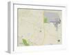 Political Map of Pooler, GA-null-Framed Art Print