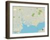 Political Map of Port Charlotte, FL-null-Framed Art Print