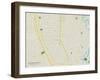 Political Map of Port Saint Lucie, FL-null-Framed Art Print