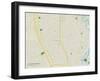 Political Map of Port Saint Lucie, FL-null-Framed Art Print