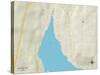 Political Map of Poulsbo, WA-null-Stretched Canvas