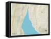 Political Map of Poulsbo, WA-null-Framed Stretched Canvas