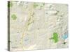 Political Map of Poway, CA-null-Stretched Canvas