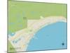Political Map of Provincetown, MA-null-Mounted Art Print