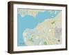 Political Map of Punta Gorda, FL-null-Framed Art Print