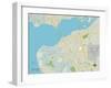 Political Map of Punta Gorda, FL-null-Framed Art Print