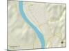 Political Map of Ravenswood, WV-null-Mounted Art Print