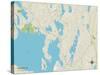 Political Map of Raymond, ME-null-Stretched Canvas