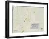 Political Map of Redmond, OR-null-Framed Art Print