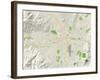 Political Map of Reno, NV-null-Framed Art Print
